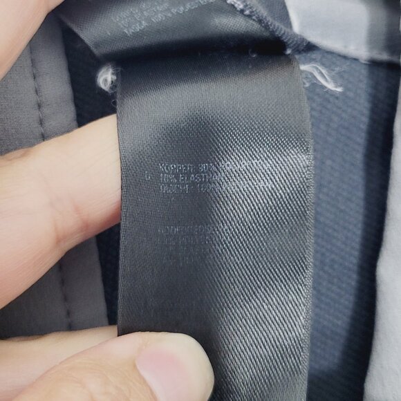 The North Face Men's Gray Black Zip Pockets Full-Zip Fleece Windbreaker Jacket - Picture 9 of 16